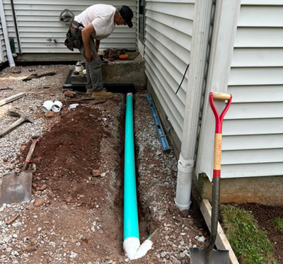 Residential drainage design & installation, MA, CT
